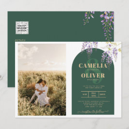 オールインワン フォト ウェディング ワシタリア QR コード 招待状 INV