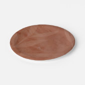 オールインワン　ラスティック　テラコッタオーバーレイ　ウェディング ペーパープレート (アングル)