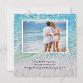 オールイン1フォトシーサイドビーチライトスクエア 招待状 (裏面)