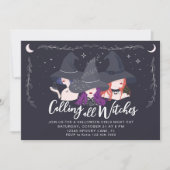 オールウィッチズガールズナイトハローウィンパーティ 招待状 (正面)