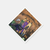 オールウィッチハロウィーン誕生日 スタンダードカクテルナプキン (角)