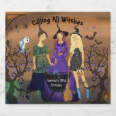 オールウィッチハロウィーン誕生日 ビールラベル (シングルラベル)