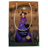 オールウィッチハロウィーン誕生日 ミディアムペーパーバッグ (正面)