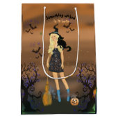 オールウィッチハロウィーン誕生日 ミディアムペーパーバッグ (裏面)