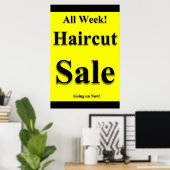 オールウィークヘアカット販売美しいサロンポスター ポスター (ホームオフィス)