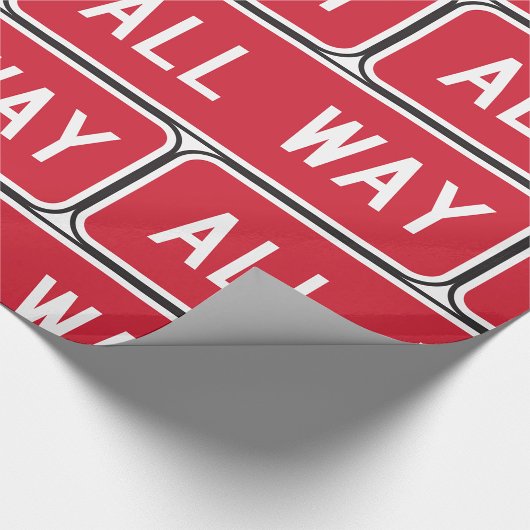 オールウェイクラシック通り赤信号 ラッピングペーパー