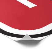 オールウェイサインオンレッド ポスター (角)