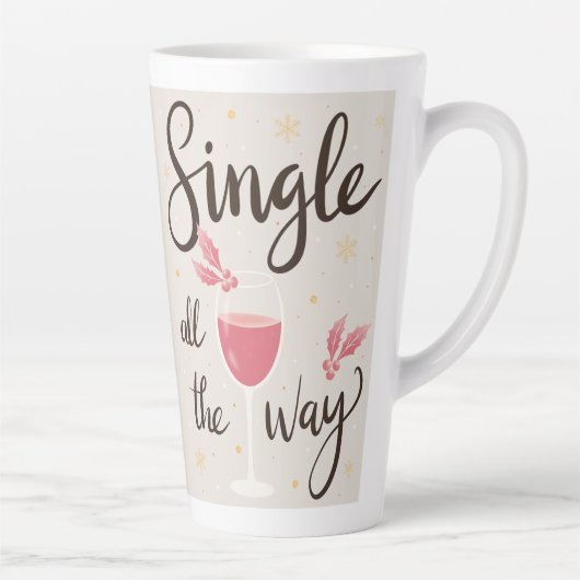 オールウェイ独身のクリスマスラテマグカップ カフェラテマグ (右)