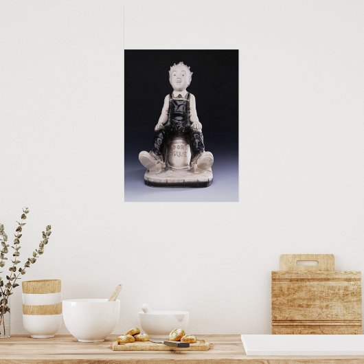 オールウリーレア1960プラスター姿プリント ポスター (キッチン)