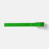 オールオカジョン用の明るい無地 アイリッシュグリーン サテンリボン (正面)
