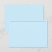 オールオカジョン ブルーボーダー ノートカード (正面/裏面)