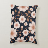 オールオーバーフローラデザイン アクセントクッション (裏面(縦))