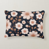 オールオーバーフローラデザイン アクセントクッション (裏面)