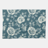 オールオーバーフローラ キッチンタオル (横)