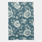 オールオーバーフローラ キッチンタオル (縦)