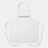 オールオーバープリントすごいエプロン調理器のデザイン エプロン (正面)