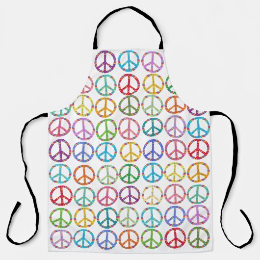 オールオーバープリントエプロンお洒落 エプロン (正面)