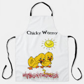 オールオーバープリントエプロンイエローシックフローラワーム エプロン (正面)