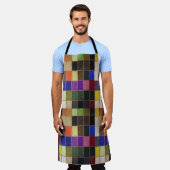 オールオーバープリントエプロンカラフルカラー エプロン (着用した状態)