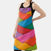 オールオーバープリントエプロンカラフル三角形 エプロン (インサイチュ)