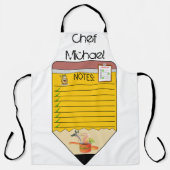 オールオーバープリントエプロンシェフ エプロン (正面)