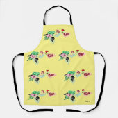 オールオーバープリントエプロンバラオンつる植物 エプロン (正面)