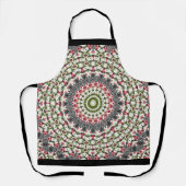 オールオーバープリントエプロンマンダララウンドパターン エプロン (正面)
