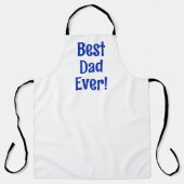 オールオーバープリントエプロン最高のパパ エプロン (正面)