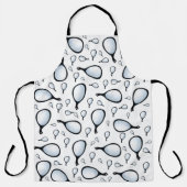 オールオーバープリントエプロン美しいサロンハンド鏡 エプロン (正面)