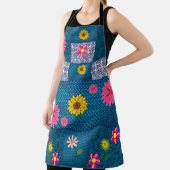 オールオーバープリントエプロン花フローラ エプロン (インサイチュ)