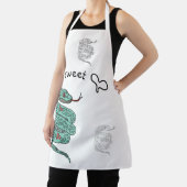 オールオーバープリントエプロン蛇甘い中 エプロン (インサイチュ)