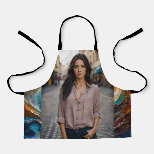 オールオーバープリントエプロン エプロン (正面)