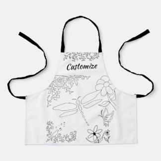 オールオーバープリントエプロン エプロン