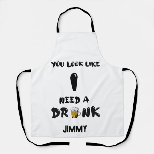 オールオーバープリントエプロン エプロン (正面)