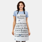 オールオーバープリントエプロン エプロン (着用した状態)