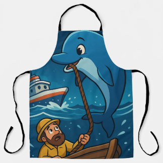 オールオーバープリントエプロン エプロン