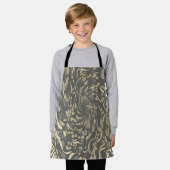 オールオーバープリントエプロン エプロン (着用した状態)