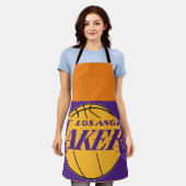 オールオーバープリントエプロン エプロン (着用した状態)