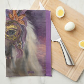 オールオーバープリントエプロン キッチンタオル (四つ折り)