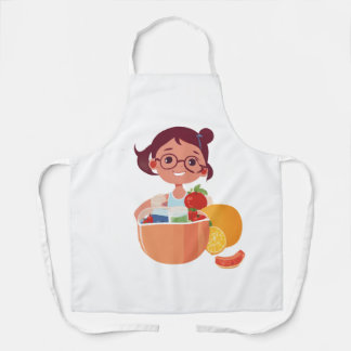 オールオーバープリントエプロン、中 エプロン