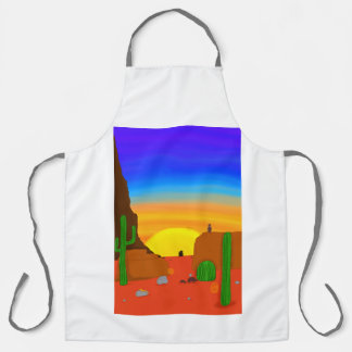 オールオーバープリントエプロン、大 エプロン