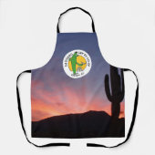 オールオーバープリントエプロン（3サイズ） エプロン (正面)