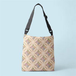 オールオーバープリントクロス体トートバッグカスタムロゴ クロスボディバッグ