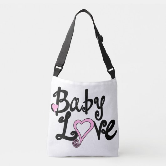 オールオーバープリントクロス体バッグ、中 クロスボディバッグ (正面)