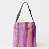 オールオーバープリントクロス体バッグ、大 クロスボディバッグ (裏面)