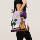 オールオーバープリントトート、肩トート トートバッグ (クローズアップ)