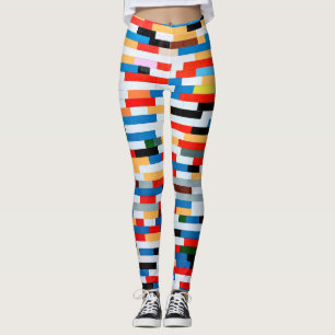 オールオーバープリントレギンスと数々の-color pattern レギンス
