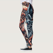 オールオーバープリントレギンス レギンス (左)