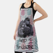 オールオーバープリント保エプロンイハンサムなゴリラ エプロン (インサイチュ)