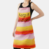 オールオーバープリント保エプロンイハンサムストライプ エプロン (インサイチュ)